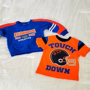 Florida gators toddler boy shirt and sweater 2-3t